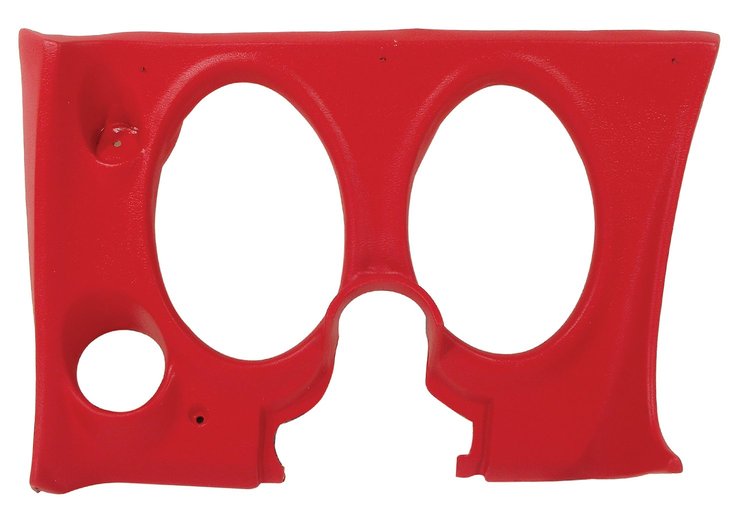 401330 Lower Dash Pad, 1969 Chevy Corvette, Red, Left/Driver