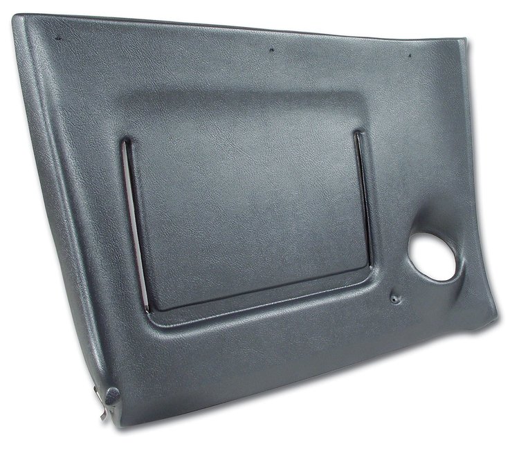 401463 Lower Dash Pad, 1969 Chevy Corvette, Gunmetal, Right/Passenger