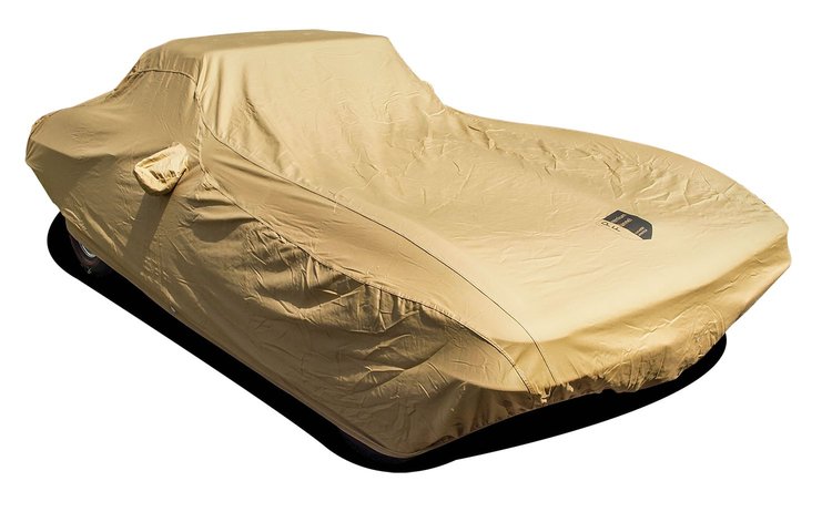 4015 Premium Flannel Indoor Car Cover, 1963-1967 Chevy Corvette, Tan