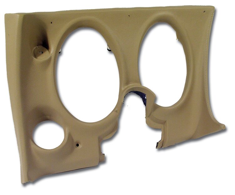 401515 Lower Dash Pad, 1970-1970 Chevy Corvette, Light Saddle, Left/Driver