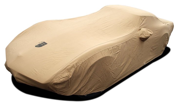 4017 Premium Flannel Indoor Car Cover, 1968-1982 Chevy Corvette, Tan