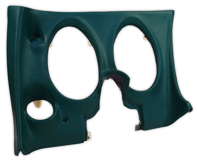 401719 Lower Dash Pad, 1976-1976 Chevy Corvette, Blue Green, Left/Driver