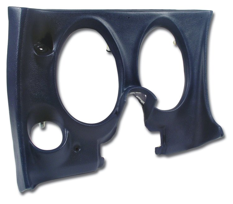 401743 Lower Dash Pad, 1973-1975 Chevy Corvette, Dark Blue, Left/Driver