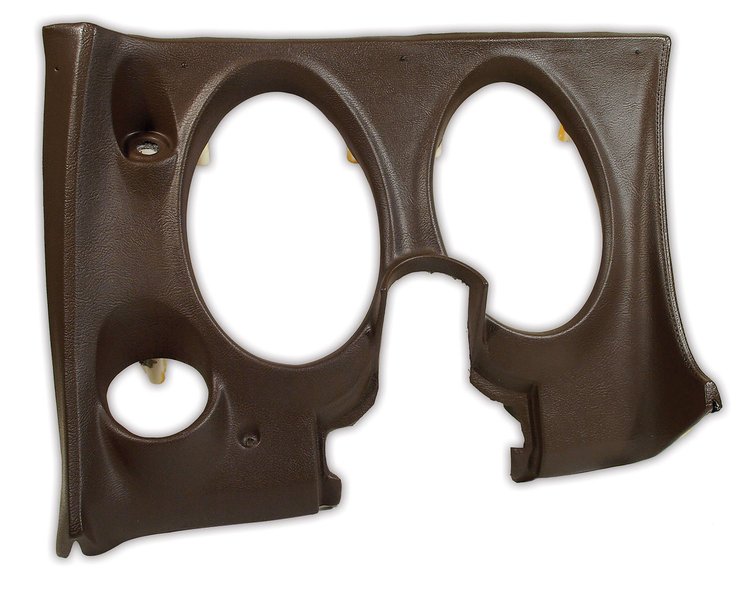 401755 Lower Dash Pad, 1976-1976 Chevy Corvette, Dark Brown, Left/Driver