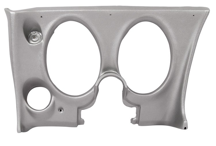 401761 Lower Dash Pad, 1974-1975 Chevy Corvette, Silver, Left/Driver