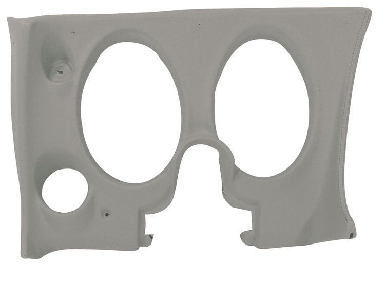401767 Lower Dash Pad, 1976-1976 Chevy Corvette, Smoke, Left/Driver