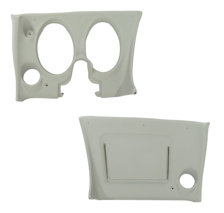401767PR Lower Dash Pad Pair, 1976-1976 Chevy Corvette, Smoke