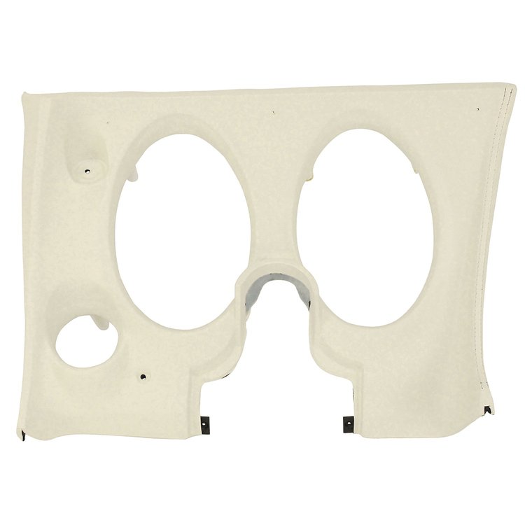 401776 Lower Dash Pad, 1976-1976 Chevy Corvette, White, Left/Driver