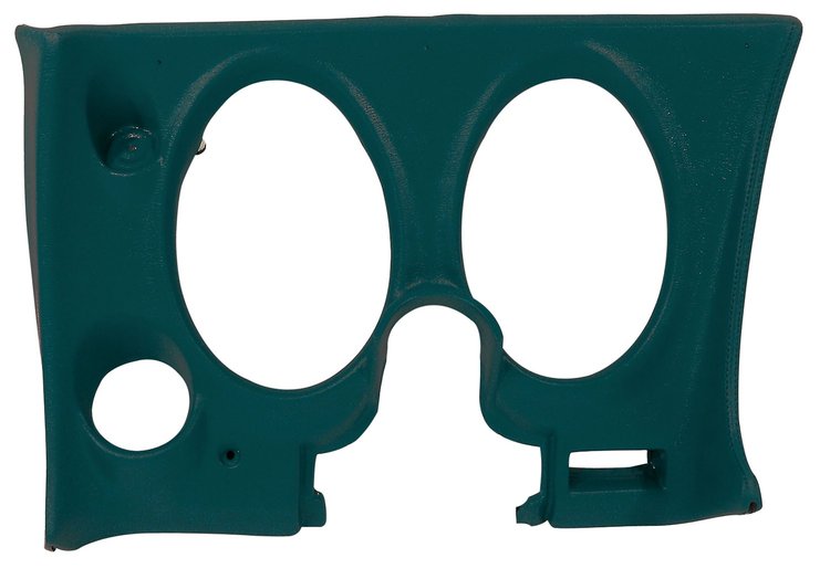 401819 Lower Dash Pad, 1976-1976 Chevy Corvette, Blue Green, Left/Driver, w/Lower A/C Vent Cutout
