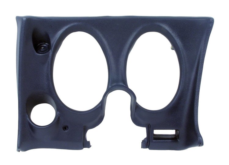 401843 Lower Dash Pad, 1974-1975 Chevy Corvette, Dark Blue, Left/Driver, w/Lower A/C Vent Cutout