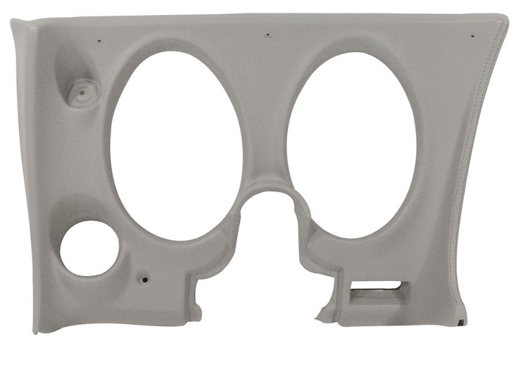 401867 Lower Dash Pad, 1976-1976 Chevy Corvette, Smoke, Left/Driver, w/Lower A/C Vent Cutout