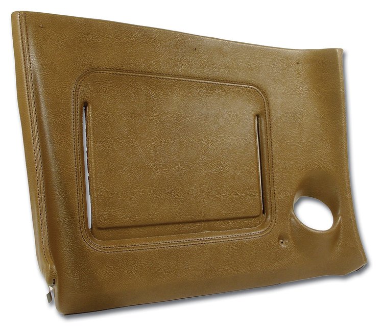 401953 Lower Dash Pad, 1971-1972 Chevy Corvette, Dark Saddle, Right/Passenger