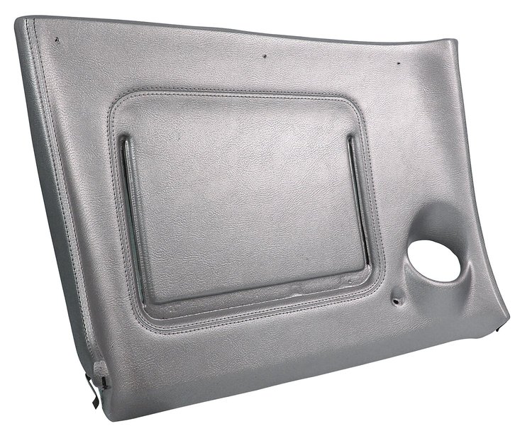 401961 Lower Dash Pad, 1974-1975 Chevy Corvette, Silver, Right/Passenger