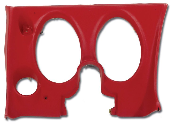 402024 Lower Dash Pad, 1977-1977 Chevy Corvette, Red, Left/Driver