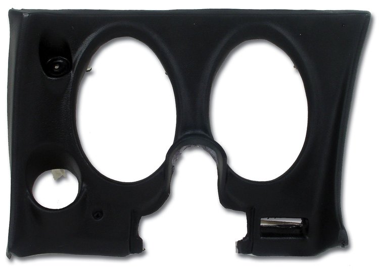 402120 Lower Dash Pad, 1977-1977 Chevy Corvette, Black, Left/Driver, w/Lower A/C Vent Cutout