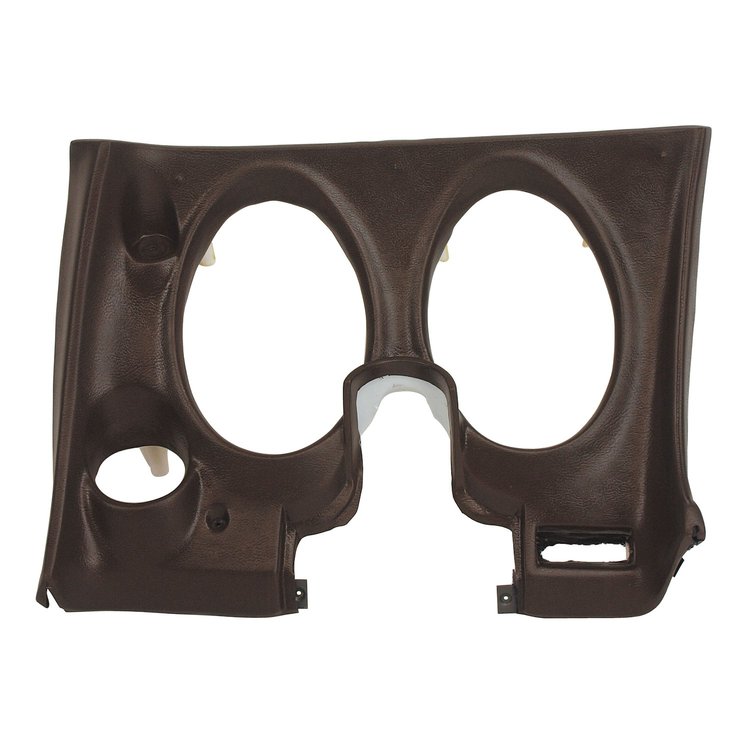 402155 Lower Dash Pad, 1977-1977 Chevy Corvette, Dark Brown, Left/Driver, w/Lower A/C Vent Cutout