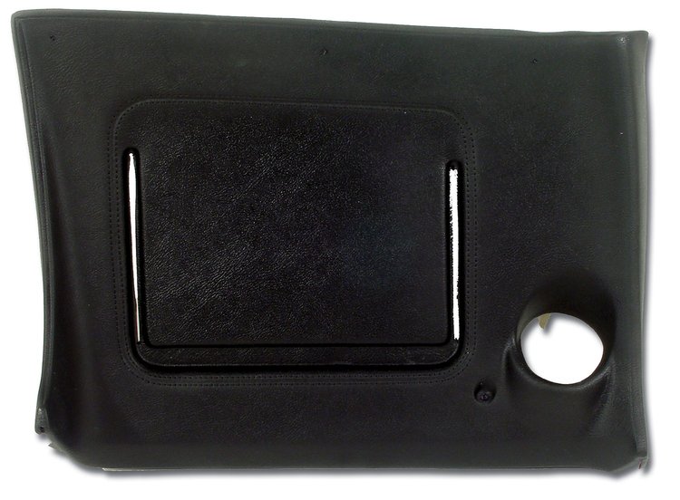 402220 Lower Dash Pad, 1977-1977 Chevy Corvette, Black, Right/Passenger
