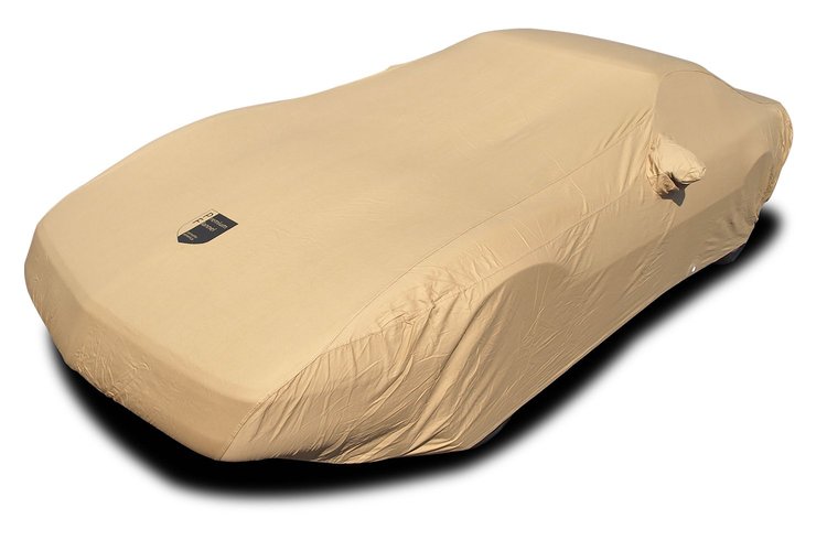 4027 Premium Flannel Indoor Car Cover, 1991-1996 Chevy Corvette, Tan