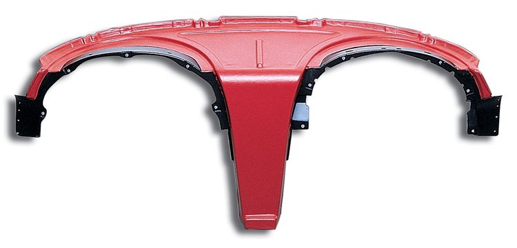 403035 Dash Cover, 1963-1964 Chevy Corvette, Red