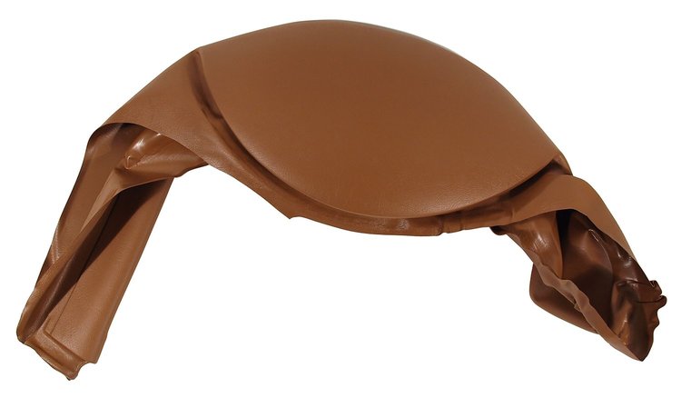 403154 Dash Pad Skin, 1963-1964 Chevy Corvette, Saddle Left/Driver