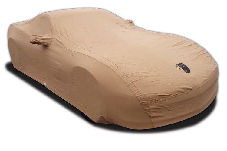 4037 Premium Flannel Indoor Car Cover, 2006-2013 Chevy Corvette Z06, Tan