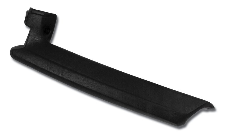 405520 Pillar Post, 1968-1976 Chevy Corvette, Black, Left/Driver