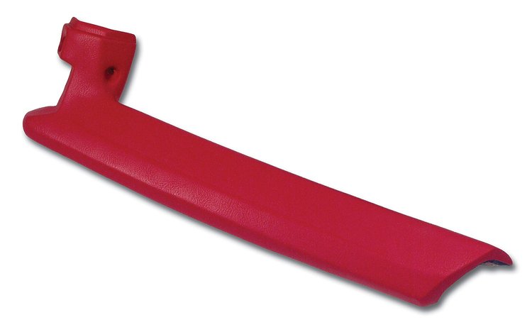 405530 Pillar Post, 1968-1972 Chevy Corvette, Red Left/Driver
