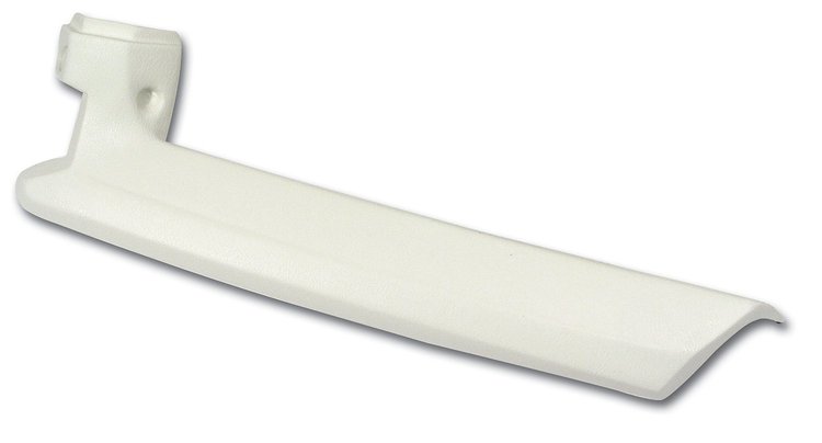 405576 Pillar Post, 1976-1976 Chevy Corvette, White Left/Driver