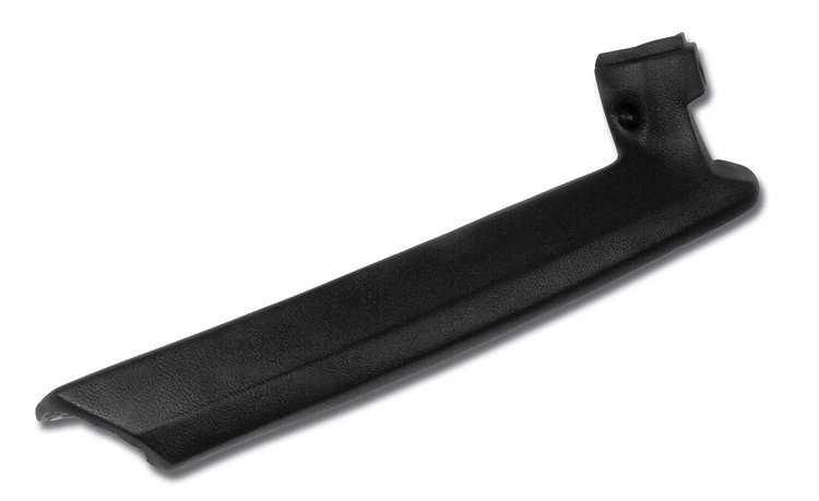 405620 Pillar Post, 1968-1976 Chevy Corvette, Black, Right/Passenger