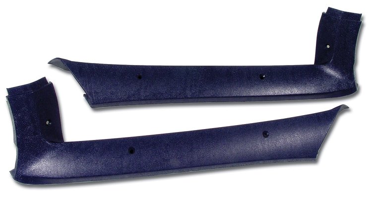 405745 Pillar Posts, 1977-1977 Chevy Corvette, Dark Blue
