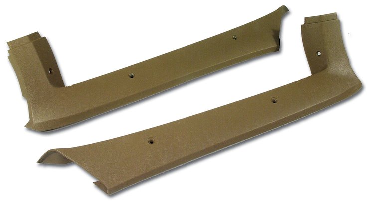 405757 Pillar Posts, 1977-1977 Chevy Corvette, Buckskin