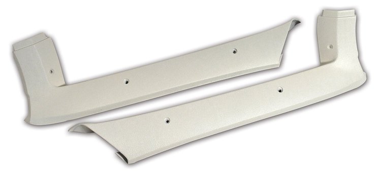 405776 Pillar Posts, 1977-1977 Chevy Corvette, White