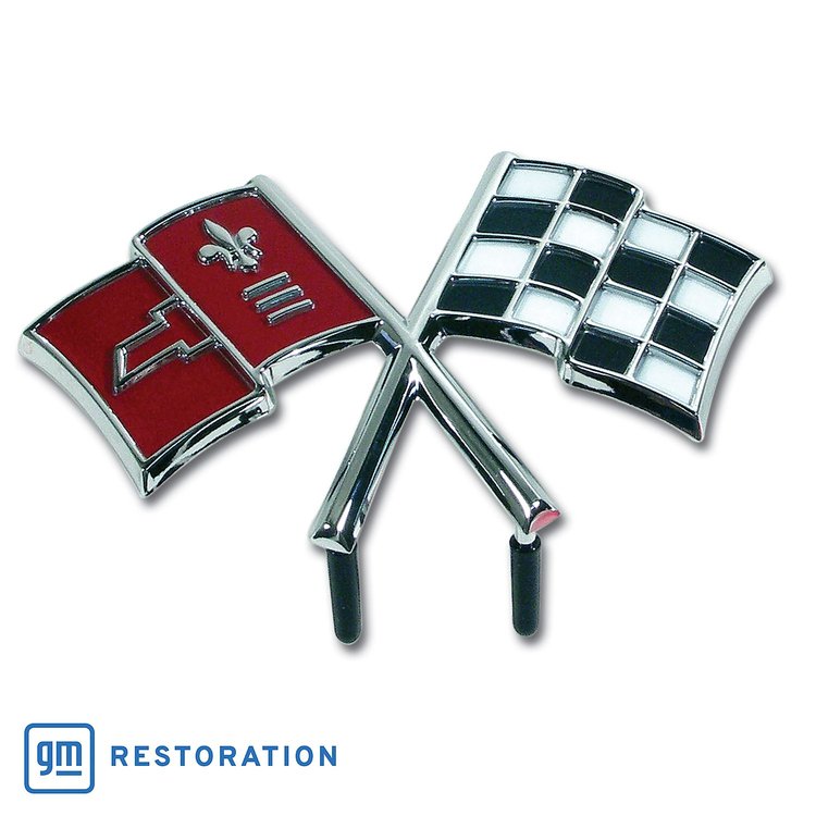 40631 Emblem, 1966-1966 Chevy Corvette, Front