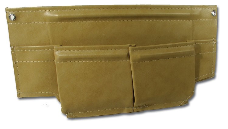 407115 Map Pocket, 1970-1972 Chevy Corvette, Light Saddle