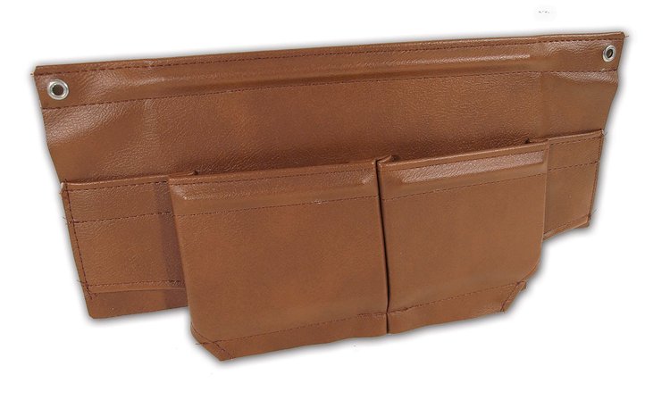 407123 Map Pocket, 1973-1973 Chevy Corvette, Dark Saddle