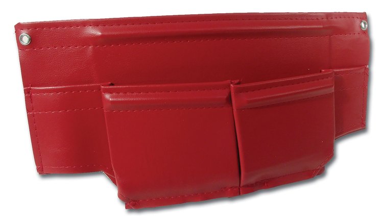 407124 Map Pocket, 1977-1977 Chevy Corvette, Red
