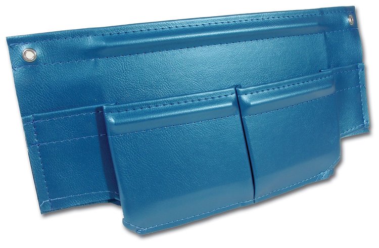 407141 Map Pocket, 1969-1970 Chevy Corvette, Bright Blue