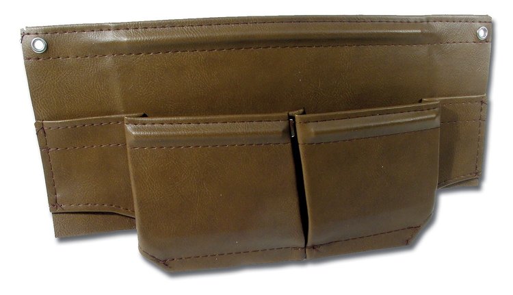 407153 Map Pocket, 1970-1972 Chevy Corvette, Dark Saddle