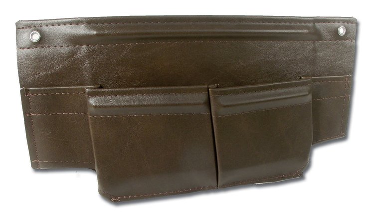 407155 Map Pocket, 1976-1977 Chevy Corvette, Dark Brown