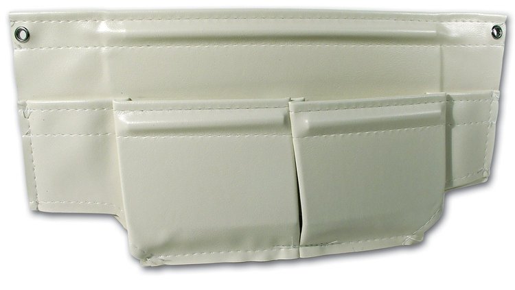 407176 Map Pocket, 1976-1977 Chevy Corvette, White