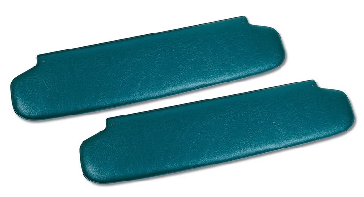407406 Sunvisors, 1959-1960 Chevy Corvette, Turquoise