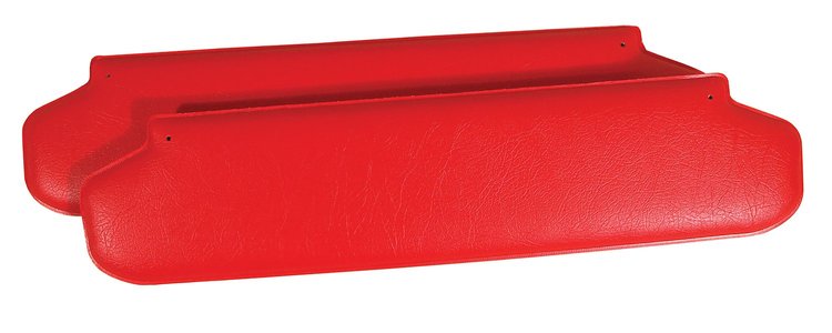 407435 Sunvisors, 1959-1962 Chevy Corvette, Red