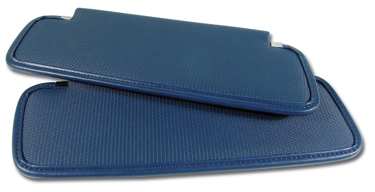 408047 Sunvisors, 1971-1972 Chevy Corvette, Royal Blue Comfortweave