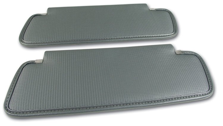 408063 Sunvisors, 1969 Chevy Corvette, Gunmetal Comfortweave