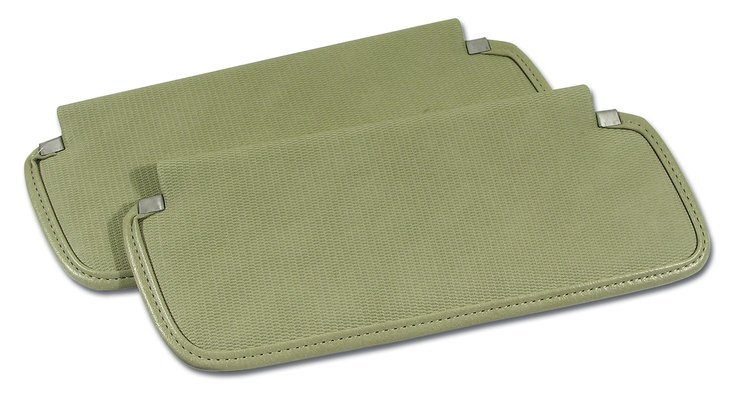 408116 Sunvisors, 1974-1975 Chevy Corvette, Neutral Comfortweave