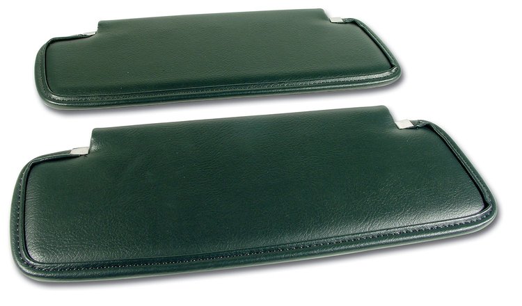 408214 Sunvisors, 1969 Chevy Corvette, Green Madrid
