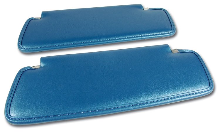 408241 Sunvisors, 1969-1970 Chevy Corvette, Bright Blue Madrid