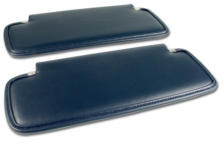408243 Sunvisors, 1973-1973 Chevy Corvette, Dark Blue Madrid