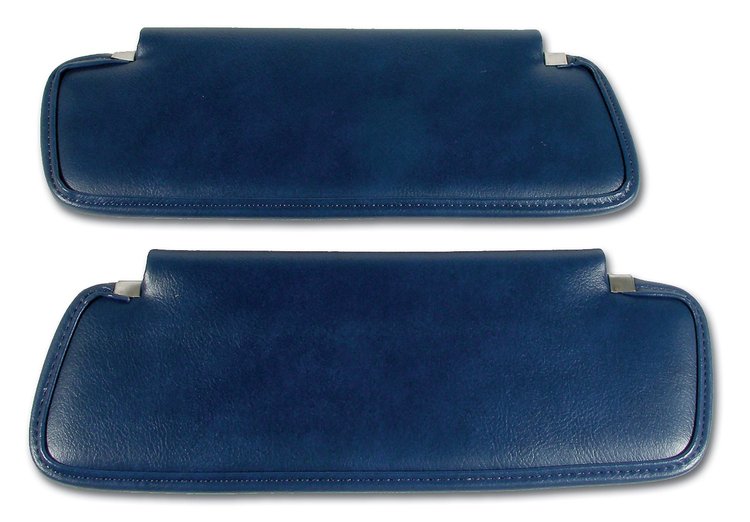 408247 Sunvisors, 1971-1972 Chevy Corvette, Royal Blue Madrid