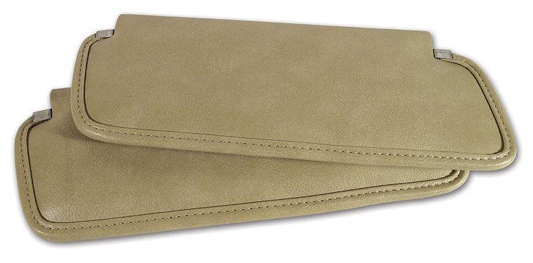 408316 Sunvisors, 1974-1975 Chevy Corvette, Neutral Madrid